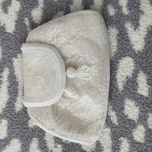 VINTAGE! ~DELILL~ OPALESCENT BEADED SMALL CLUTCH!